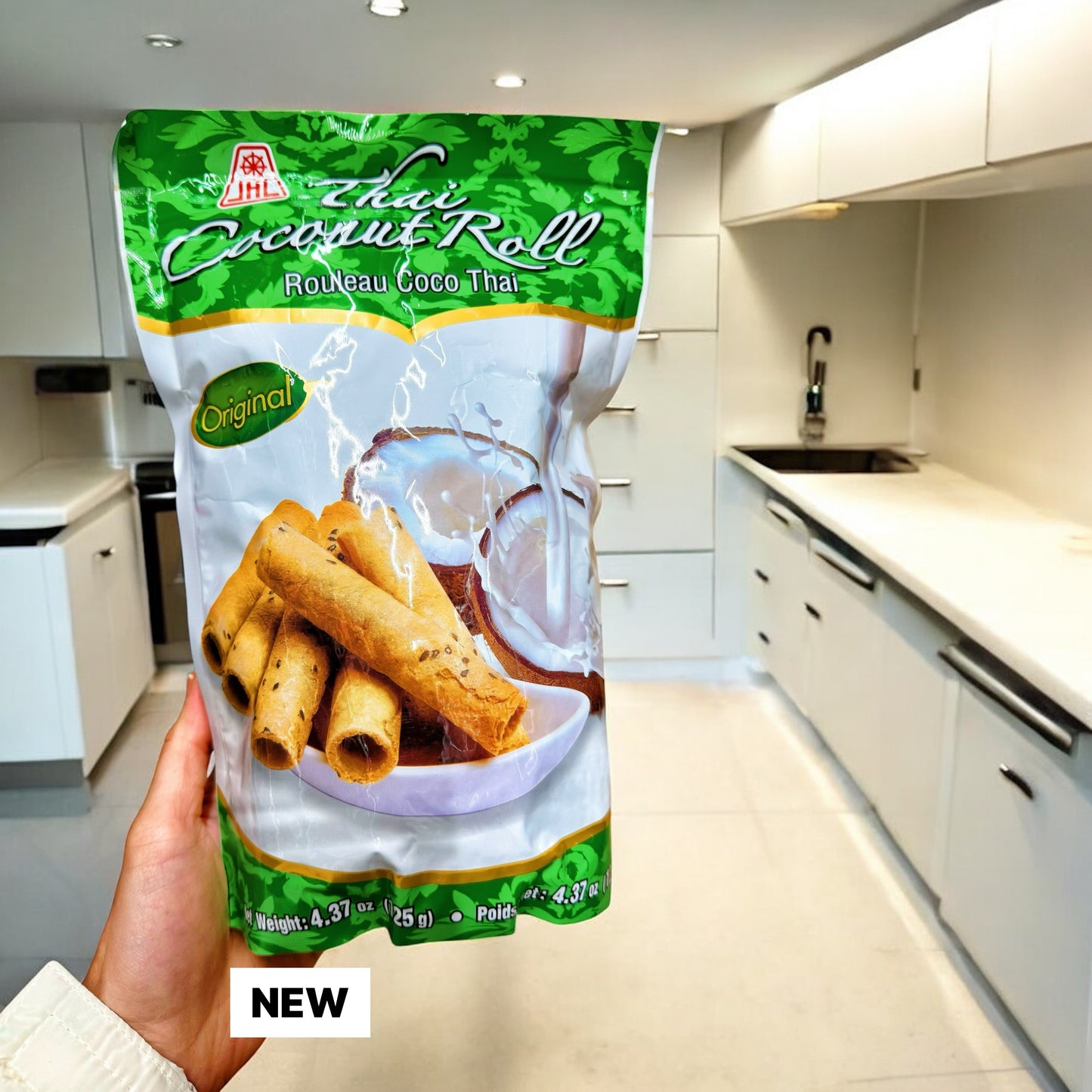 Thai Coconut Roll ( Original) ทองม้วนกรอบ รสดั้งเดิม image 0