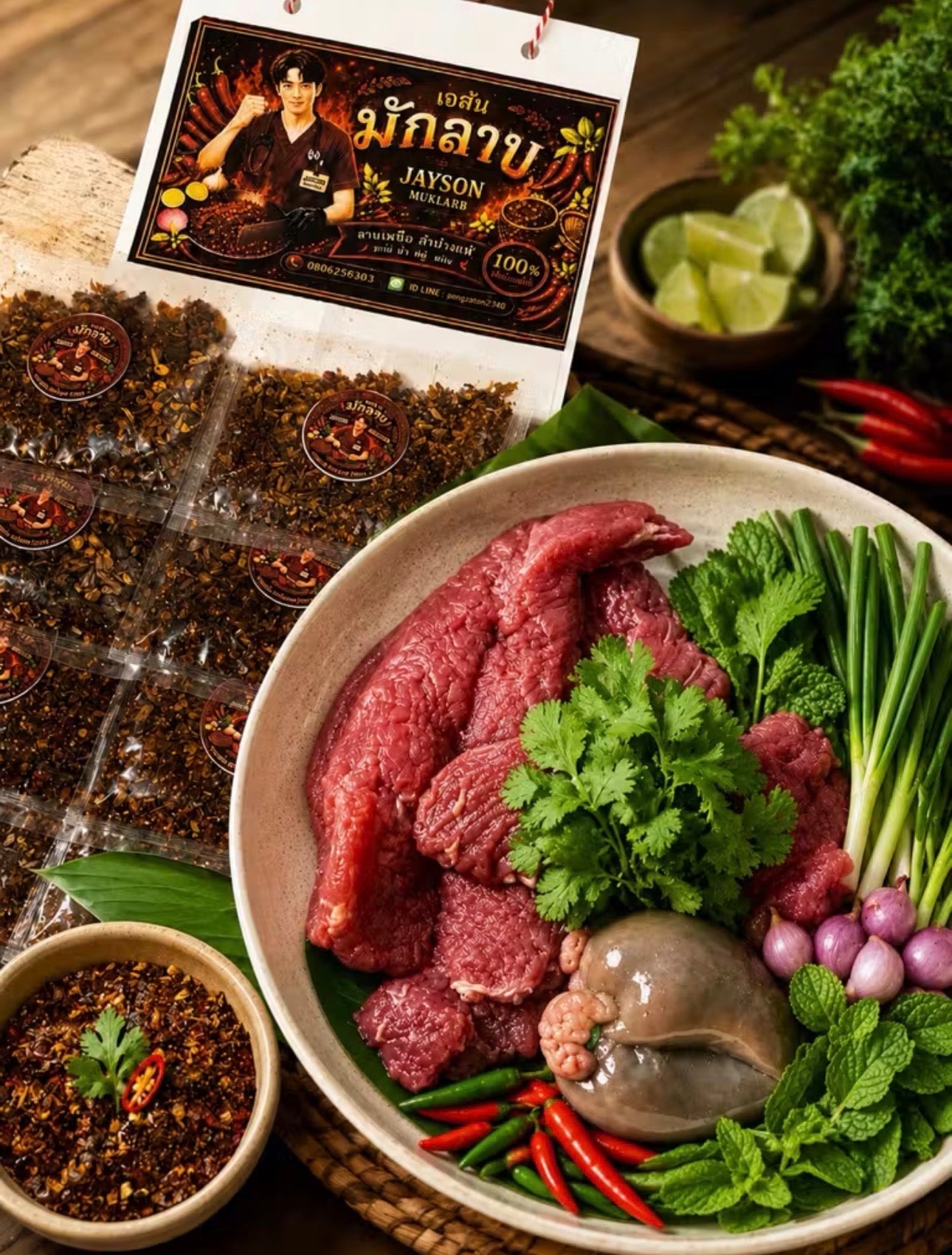 Prik larb curry paste พริกลาบเหนือ