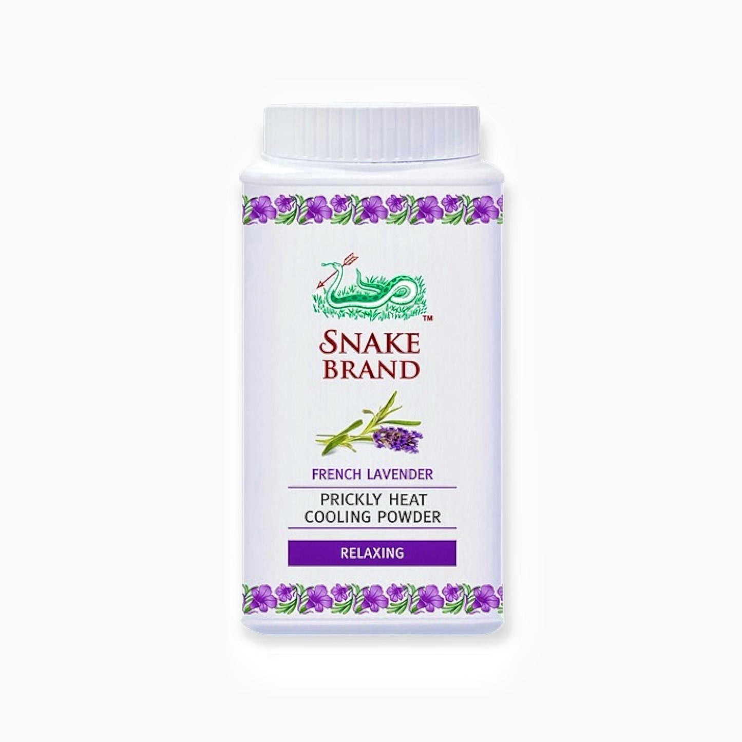 Snake brand prickly heat cooling powder relaxing แป้งเย็นตรางู image 0