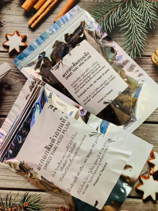 Dried Thai Hog Plum มะกอกส้มตำอบแห้ง image 0