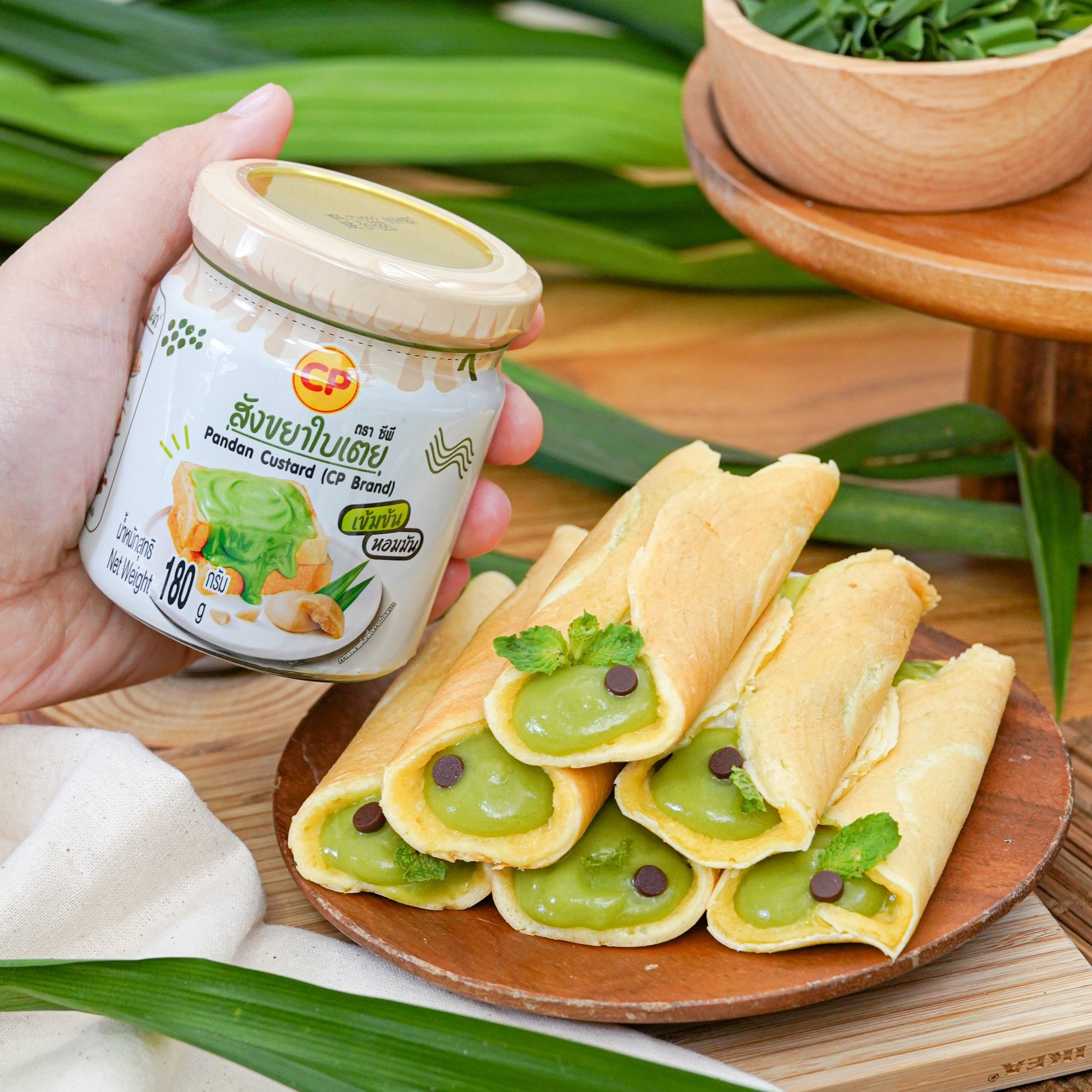 Pandan Custard สังขยาใบเตย image 0
