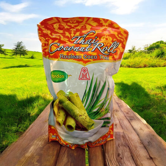 Thai Coconut Roll ( Pandan) ทองม้วนกรอบ รสใบเตย image 0