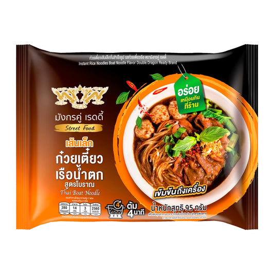 Instant Thai Boat Noodles with Rice Vermicelli ก๋วยเตี๋ยวเรือ เส้นเล็ก image 0