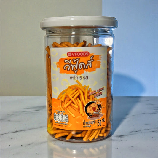 Five-Flavor Crispy Snack Sticks ขนมขาไก่ 5 รส