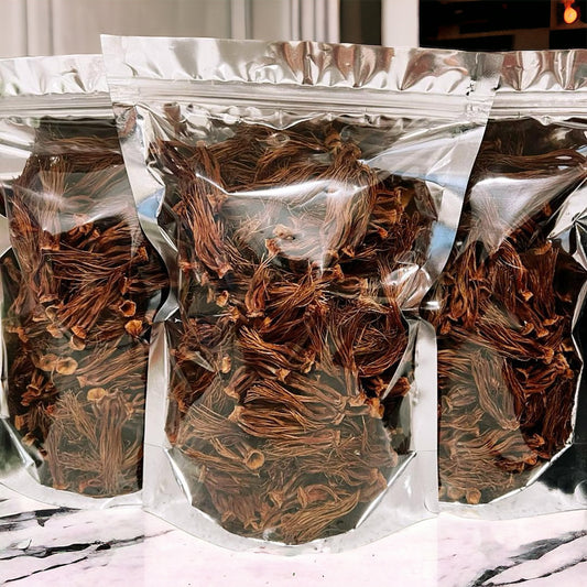 Dried Red Cotton Tree Flower ดอกงิ้วแห้ง image 0