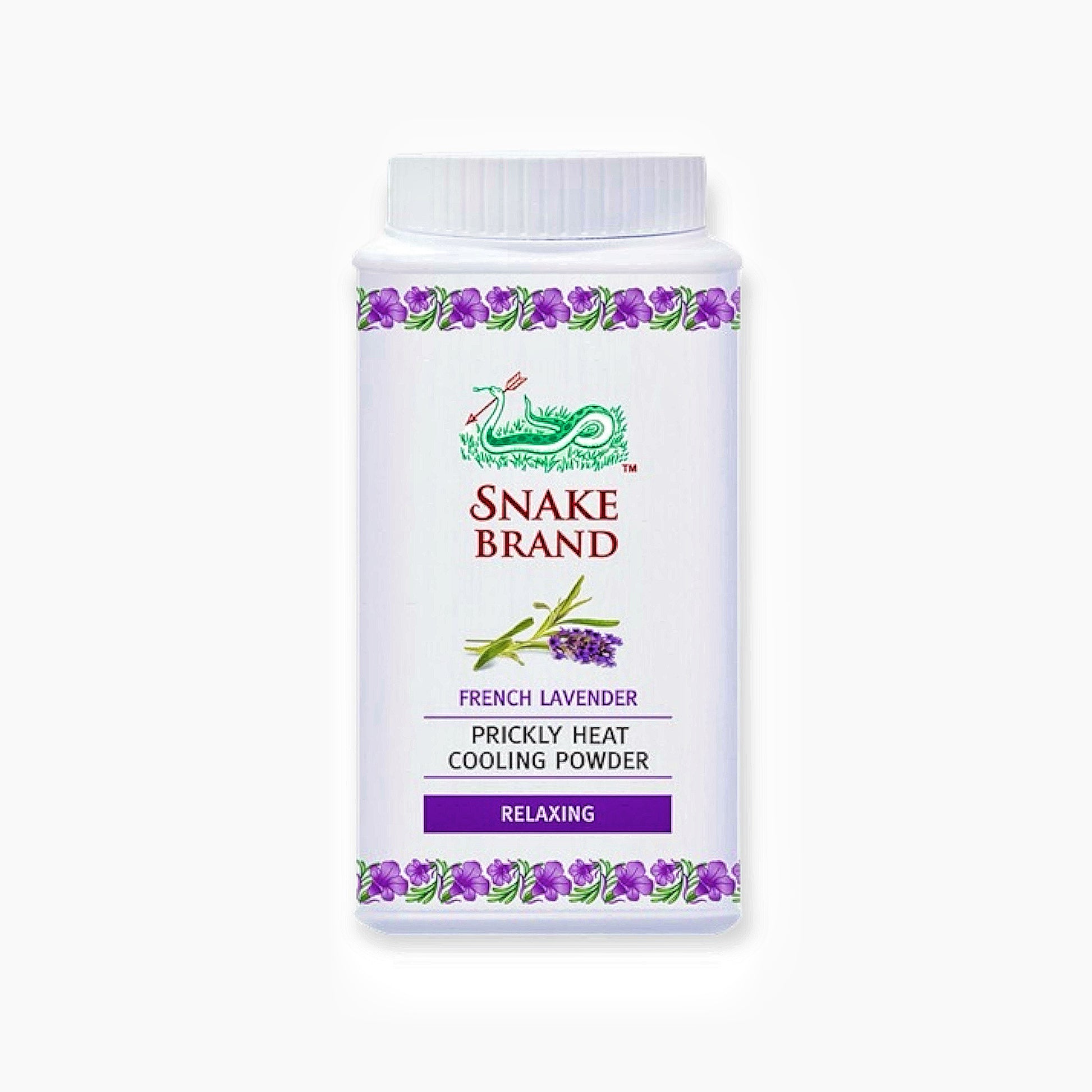 Snake brand prickly heat cooling powder relaxing แป้งเย็นตรางู image 0