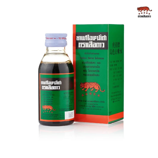 ยาแก้ไอน้ำดำ ตราเสือดาว image 0