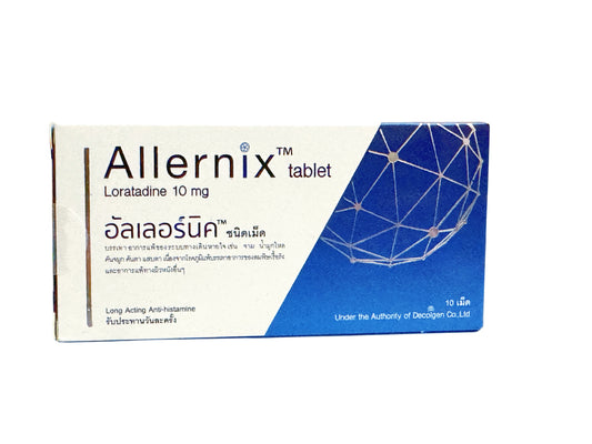 Allernix tablet อัลเลอร์นิค ชนิดเม็ด (ยาแก้แพ้) image 0