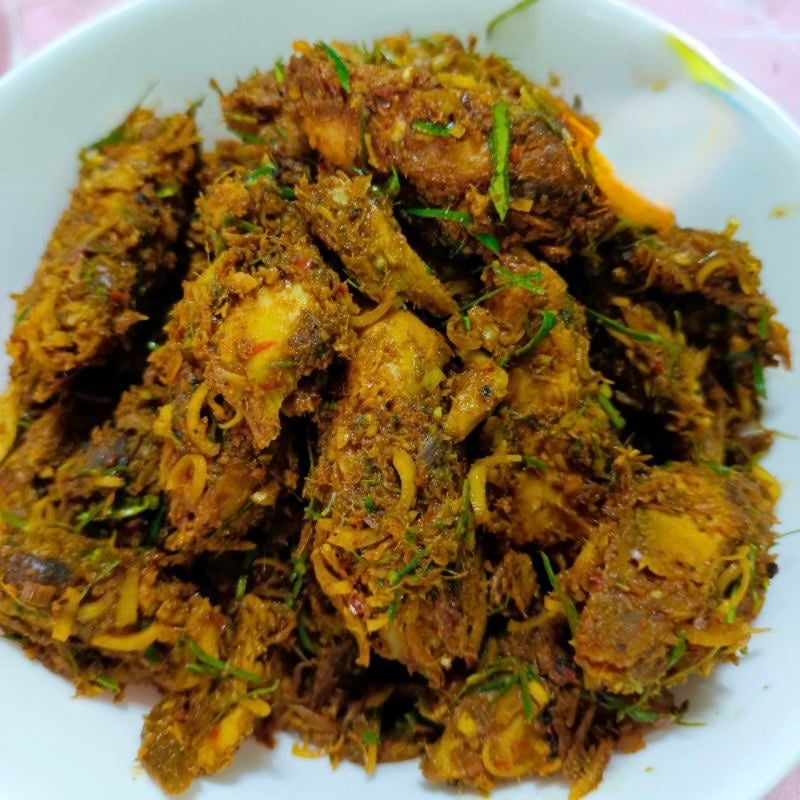 Dried Fish Organs Curry แกงไตปลาแห้ง image 0
